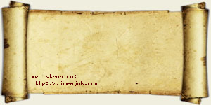 Jesenka Krsmanović vizit kartica